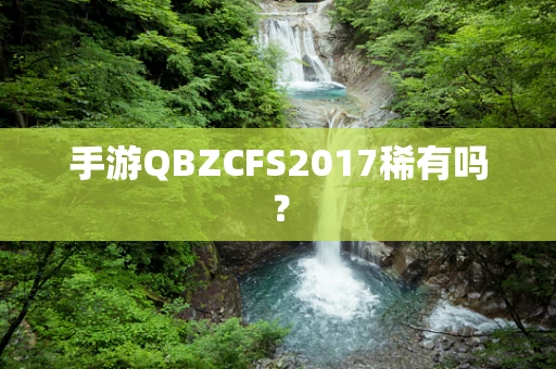 手游QBZCFS2017稀有吗？