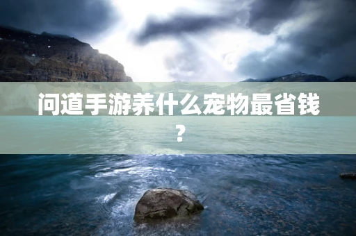 问道手游养什么宠物最省钱？