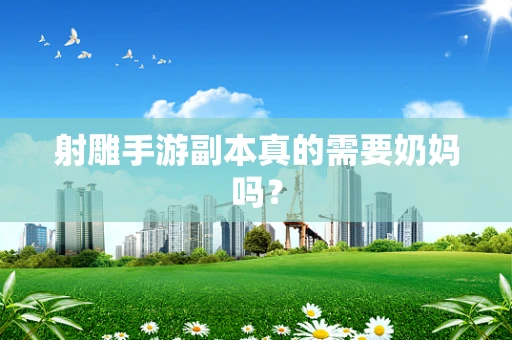 射雕手游副本真的需要奶妈吗？