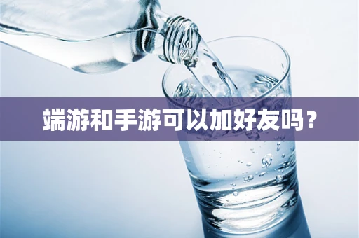 端游和手游可以加好友吗？