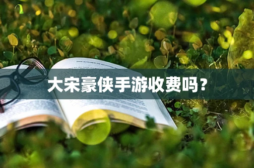 大宋豪侠手游收费吗？