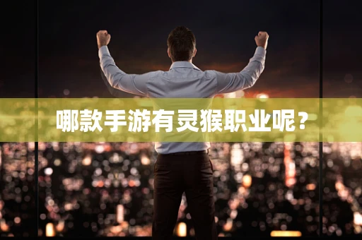 哪款手游有灵猴职业呢？