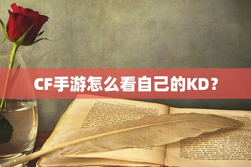 CF手游怎么看自己的KD？