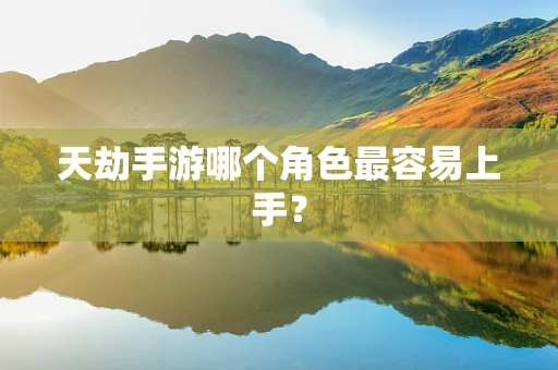 天劫手游哪个角色最容易上手？