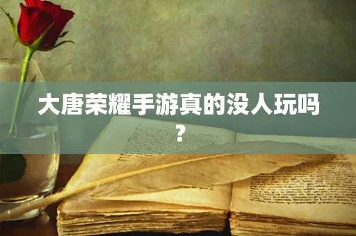 大唐荣耀手游真的没人玩吗？