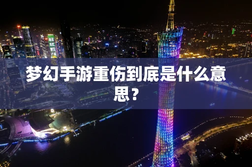 梦幻手游重伤到底是什么意思？