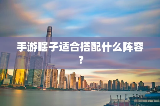 手游瞎子适合搭配什么阵容？