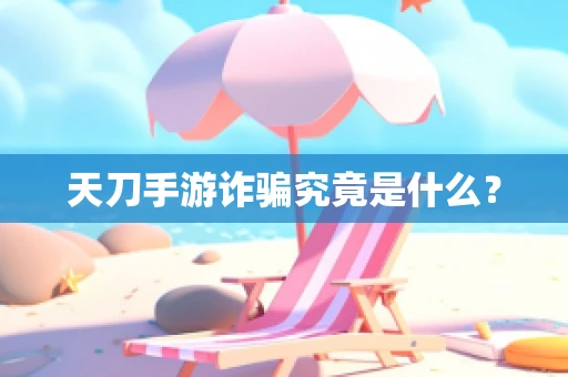 天刀手游诈骗究竟是什么？