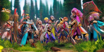 手游中组队就能共享皮肤吗？